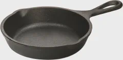 Lodge H5MS Heat Enhanced and Seasoned Cast Iron Mini Skillet, 5-Inch