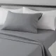 Amazon Basics Lightweight Breathable Brushed Microfiber 3-Piece Bed Sheet Set