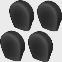 Explore Land Tire Covers 4 Pack - Tough Wheel Protector for Truck, SUV, Trailer, Camper, RV Universal Fits Tire Diameters 29-31.75 inches, Black