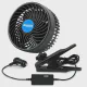 Alagoo Car Fan 6'' 12V Cool Gadgets Clip Fan for Front Rear Seat Passenger Portable Electric Air Fresh Fan with Cigarette Lighter Plug for Cars/Vehicle SUV, RV