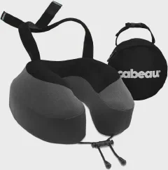Cabeau Evolution S3 Travel Neck Pillow — Patented Memory Foam, Ergonomic Support for Travel, Home & Office Use, Includes Machine Washable Travel Pillow Case