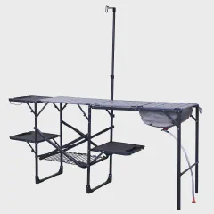 GCI OUTDOOR Master Cook Station Portable Folding Kitchen Table with Soft Shell