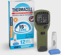 Thermacell Mosquito Portable Repeller; Includes 12-Hour Refill; 15 Foot Zone of Protection; Highly Effective Mosquito Repellent; Bug Spray Alternative; Scent Free