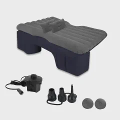 Zento Deals Truck and Car Air Mattress Backseat Bed - Premium Quality Portable Car Inflatable Mattress w/ 2 Pillows Universal fit (1 Pack)