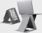 MOFT Folding Laptop Stand Lap Desk, Portable & Mini Computer Stand Laptop Desk for Travel and Home Office, Ergonomic Design with Adjustable Viewing Angles, Lightweight Computer Cooling Riser, Gray
