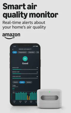 Amazon Smart Air Quality Monitor – Know your air, Works with Alexa