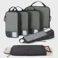 BAGSMART 6 Set Compression Packing Cubes for Travel, Lightweight Luggage Organizer Bags, Durable Space Saver Bags Travel Essentials
