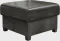 GLAXYFUR Folding Storage Bench, Cube PU Leather Footstool with Legs, Coffee Table, Ottoman with Storage for Living Room, 23.6 x 23.6 x15 Inches, Black