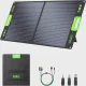 EBL Solar Panel 100W Portable Solar Panel (Upgraded) for 240/300/500/1000/1500/2000 Power Station, with Adjustable Kickstand and Parallel Cable, Waterproof IP65 for Outdoor Camping Hiking RV Trip
