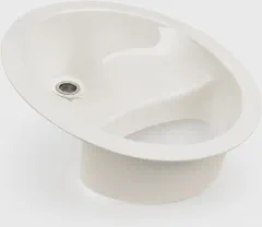 Composting Toilet Urine Diverter - Complete Wrap-Around Urine Separator for DIY & Bucket Toilets | Fits 5-Gallon Buckets, Camper Vans & Cabins | Easy-Clean ABS, Made in Wales (White)