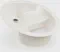 Composting Toilet Urine Diverter - Complete Wrap-Around Urine Separator for DIY & Bucket Toilets | Fits 5-Gallon Buckets, Camper Vans & Cabins | Easy-Clean ABS, Made in Wales (White)