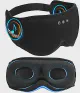 Sleep Mask with Headphones Bluetooth 5.4, TOPOINT 3D Eye Mask Blackout with Soft Bamboo Cotton for Side Sleepers Women Men, Sleep Headphones Earphones HD Speaker Microphone for Travel Meditation Gift