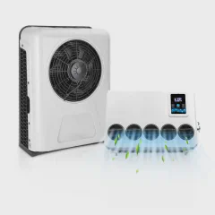 12V Truck Cab Air Conditioner 10000BTU 12 volt Universal dc Air Conditioning Electric Split ac Unit for semi trucks RV Crane Tractor Bus Boat Automotive Camper Van Motorhome New Energy