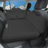 Car Air Mattress, Inflatable SUV Truck Camping Mattress for Back Seat, Thickened Travel Car Bed Sleeping Pad w/ Air Pump 2 Pillows