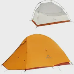 Naturehike Cloud-Up 2 Person Tent Lightweight Backpacking Tent with Footprint - Free Standing Ultralight Camping Hiking Backpack Tents Two Person Tent
