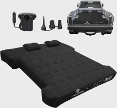 Umbrauto Air Mattress for 5.5-5.8 ft Full-Size Short Truck Beds, Inflatable Truck Tent Airbed w/ Pump, Pickup Camper Air Bed for Camping