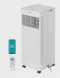 Midea 8,500 BTU ASHRAE (5,000 BTU SACC) Portable Air Conditioner, Smart Control, Cools up to 150 Sq. Ft., with Dehumidifier & Fan mode, Easy- to-use Remote Control & Window Installation Kit Included"