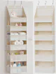 Criusia Over the Door Organizer, 6-Shelf Closet Hanging Storage with 13 Mesh Pockets, 55lbs Capacity Behind the Door Storage for Baby Nursery, Bathroom, Pantry, Dorm