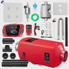 Diesel Heater 5KW, Aluminum Housing, Diesel Air Heater 12V High Altitude, Parking Heater with Talking LCD Controller & 15L Tank for Trucks, Campers, RVs, and Boats