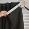 Self Adhesive Curtains - No Drilling, No Rod, Easy to Install Blackout Curtains for Window Blinds,Bedroom(Black 35 * 59in-1P)