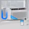 Midea 12,000 BTU U Shaped Smart Inverter Window Air Conditioner - Cools 550 Sq Ft, Ultra Quiet with Open Window Operation