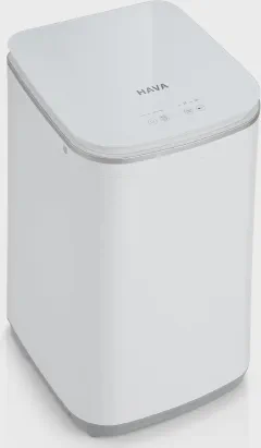 HAVA Portable Washing Machine, 0.8 Cu. Ft. Capacity Mini Washer & Spin Dryer, Fully Automatic with 8 Wash Programs, Hot Wash Options & Upward Drainage, Space Saving for Apartments, Dorms, and RVs