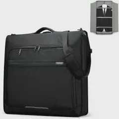 Hanke Premium Garment Bags for Travel, Business Travel Suit Bag with Wrinkle-Free System, Fits 4 Suits & 17.3" Laptop