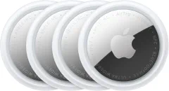Apple AirTag (2nd Generation) - 4 Pack: Tracker for Keychain, Wallet, and More; Locator with Sound; Simple One-Tap Setup with iPhone or iPad; Key Finder with up to 1.5X Precision Finding Range
