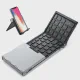 iClever Foldable Bluetooth Keyboard with Number Pad, BK09 Portable Compact Travel Keyboard, USB-C Rechargeable Wireless Folding Keyboard for iPad, iPhone, Android, Windows, Mac Laptop