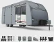 VINPATIO RV Cover 20-22ft: 7 Layers Heavy Duty RV & Trailer Cover, Travel Trailer Cover, Camper Cover, Toy Hauler Cover with Extra Windproof Straps, Tongue Jack Cover, Gutter Covers