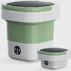 20L Foldable Portable Washing Machine, 45dB Ultra Quiet 3 Modes Mini Washer with Spin Basket, No Installation Compact Washer for Travel RV Dorm Apartment Camping, Baby Clothes Underwear Socks